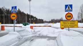 One of the checkpoints in South Karelia is closed
